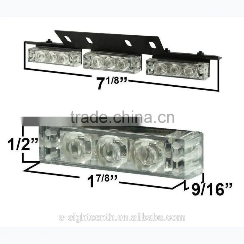 72 LED Car Led Police Dash Emergency Strobe Flash Light