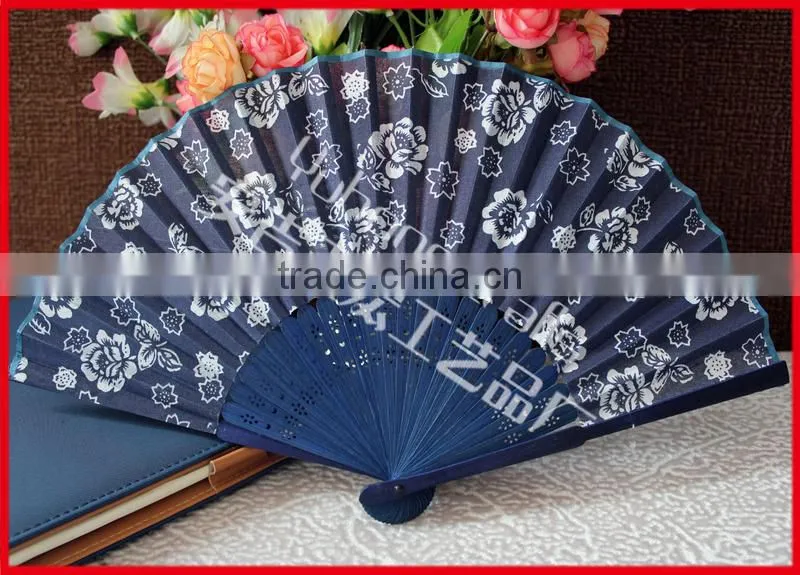 Handmade bamboo crafts fan for gift
