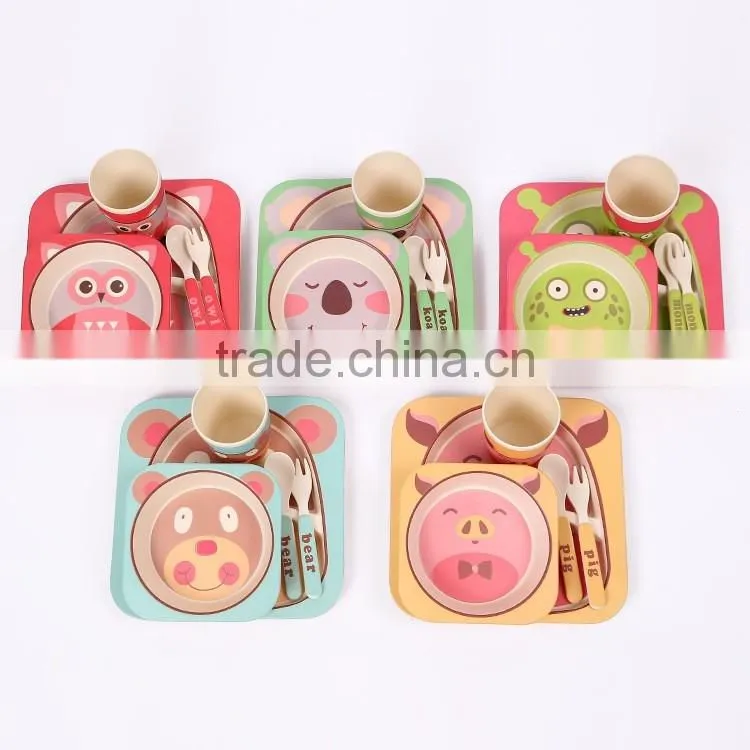Kids Dinner Plate Set Food Plate Set Baby Dinnerware Tableware