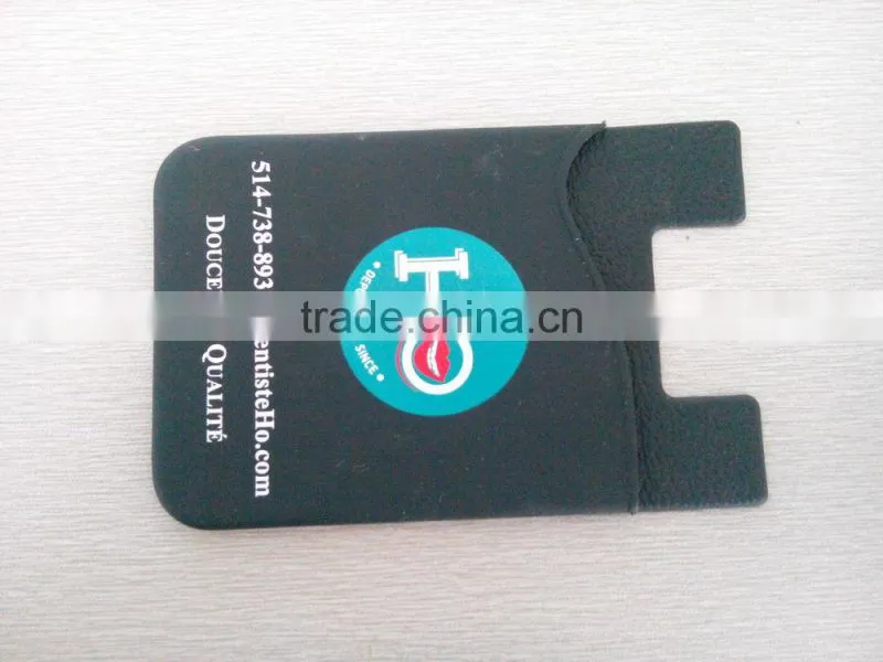 Hot selling new product smart wallet mobile phone silicone card holder with good quality for wholesale