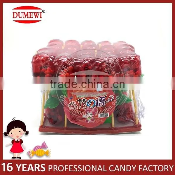 Rose Shape Toy Candy with Chocolate Bean for Valentines