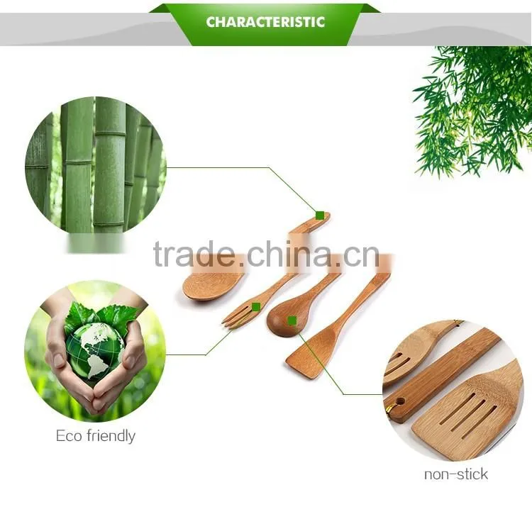 Custom Kitchen Eco-friendly Bamboo Natural Spatula Rest