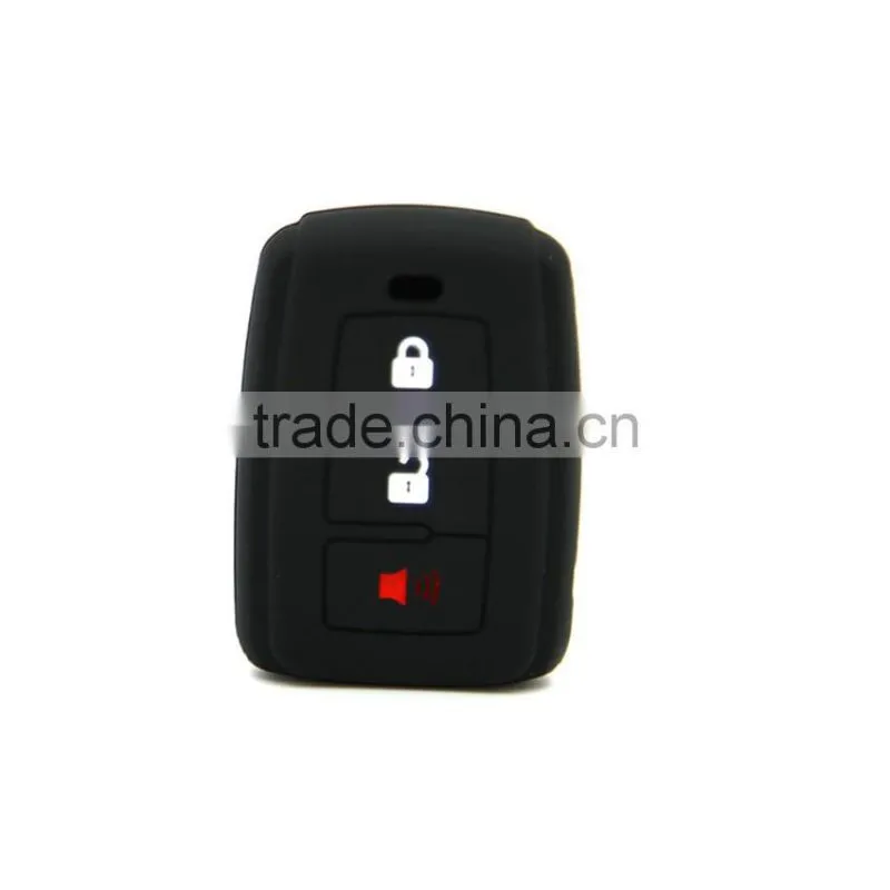 High quality folding car key case silicone car key cover for Toyota Sequoia 4 Runner