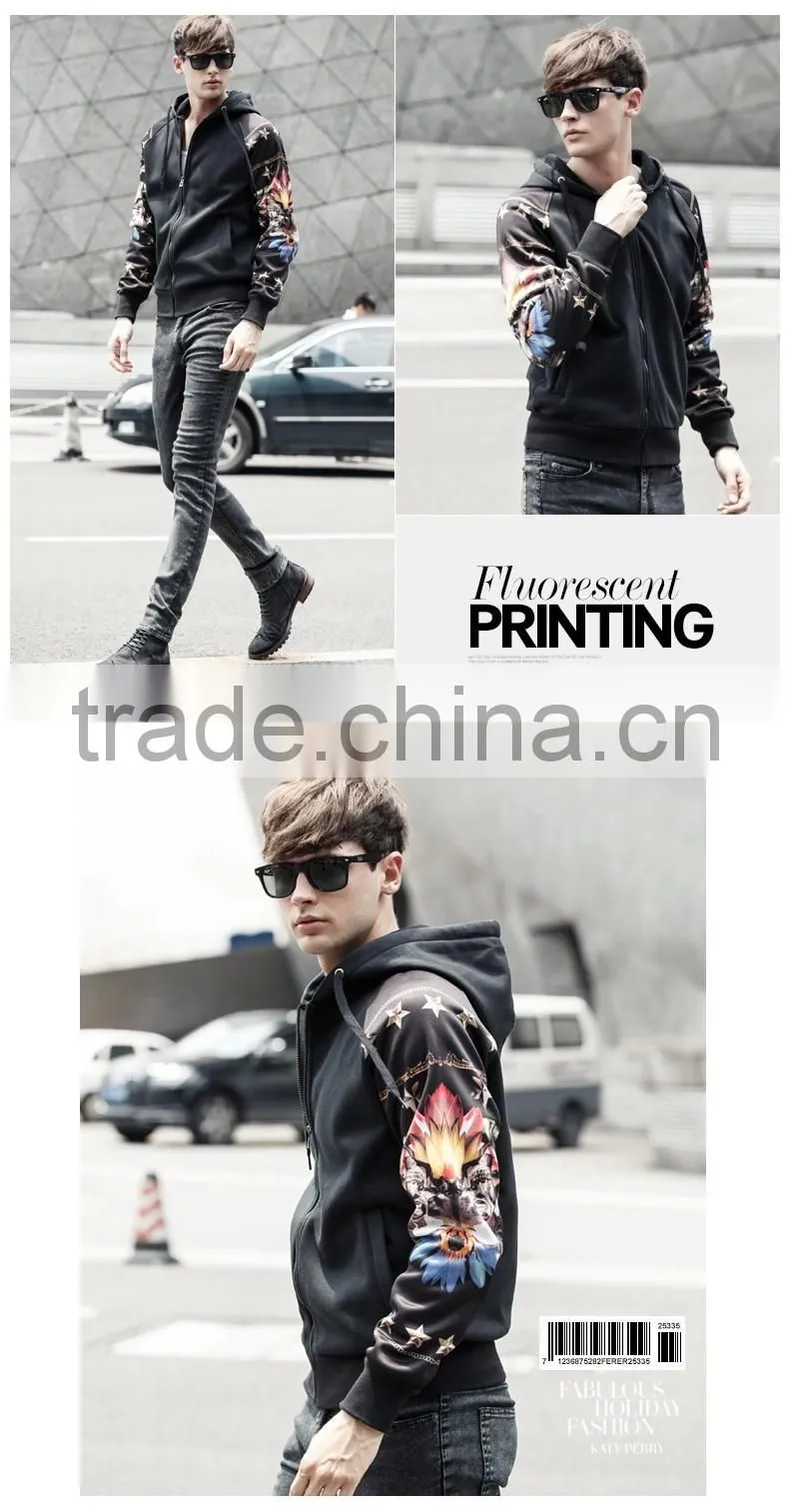 Fashion Custom Zipper-up Sublimation Hoodies