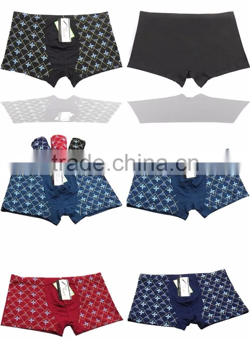 Men Underware Bamboo Fiber Mens Boxer Shorts Men's Boxer Briefs Wholesale Mens Underwear