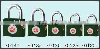 Lock body iron painted padlock