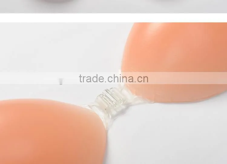 Wholesale push up invisible silicone bra free bra