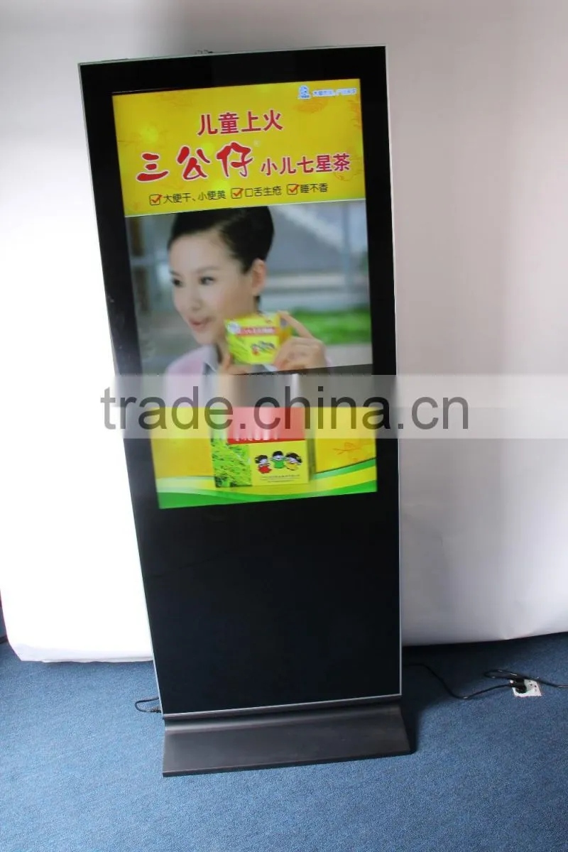 42 inch two screen full hd lcd ad player 3g/wifi/network optional advertising digital signage
