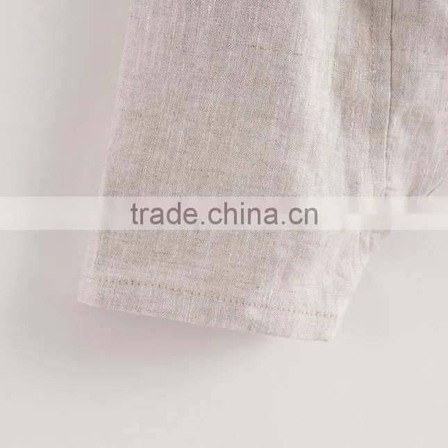 Childrens boutique clothing new style boys short pants linen shorts baby boy clothes