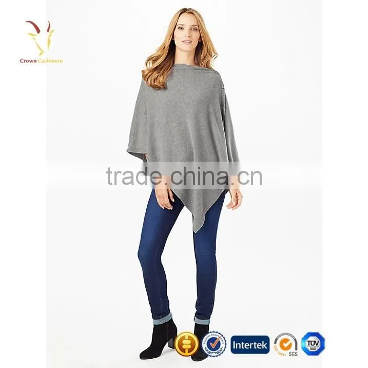 Top 10 Grey Cashmere Wool Poncho Wrap