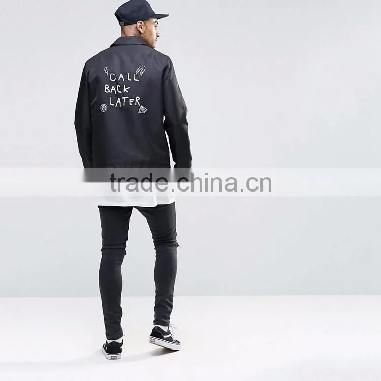 Superior Quality OEM service fabric for varsity men winter jacket coat