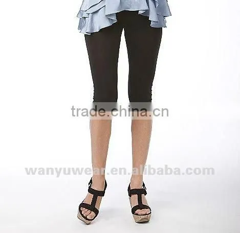 middle length ladies seamless knee high legging