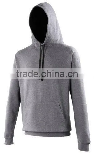 plain gray pullover hoodie unisex