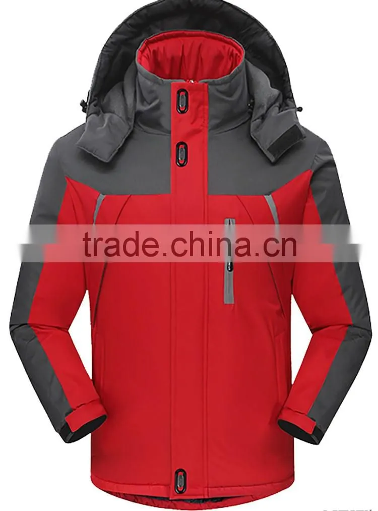 Unique design 100 % nylon middle aged men's cotton jacket