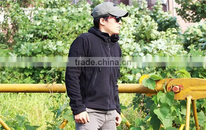 2017 Hot Sell army polar fleece jacket for men