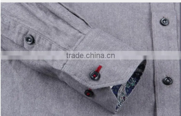 shirt new fashion 100% cotton business shirt for men button down long sleeve