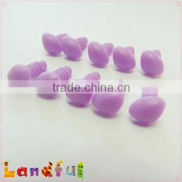10mm Lavender Plastic Nose Triangle Nose Plush Stuffed Toy Nose