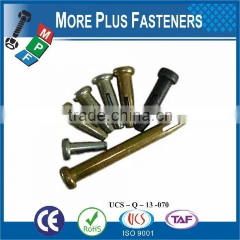 Made In Taiwan Custom Made Steel Plain Finish Special Solid Pin
