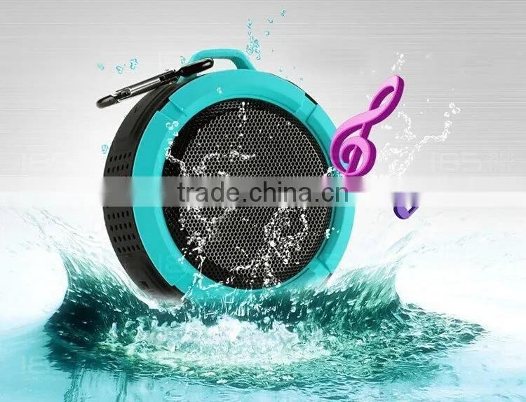 Waterproof and Shockproof Bluetooth Wireless FM Stereo Speaker For iPhone SmartPhone Tablet PC