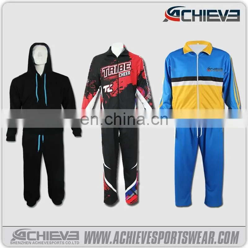 Latest design men sweat suit,custom sweatsuit wholesale mens tracksuit