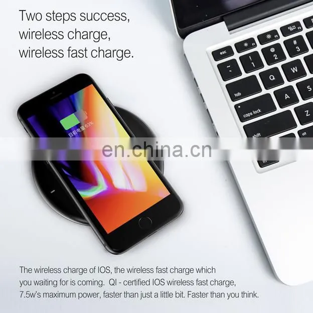 Ultrathin wireless mobile phone battery charger,quick charger for iPhone X