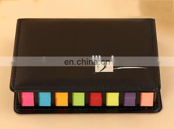 PU cover sticky note memo pad
