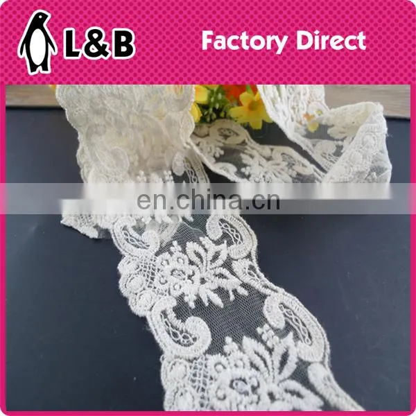 wholesale new design embroidery cotton chemical tulle lace