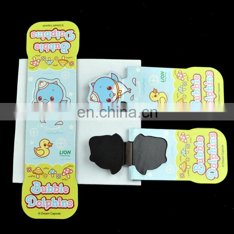 Factory wholesale custom die cut magnetic laminated bookmarks
