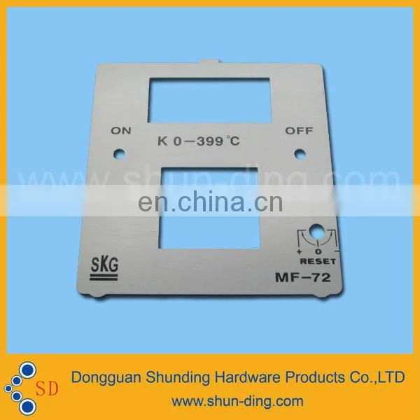 White High Quality Machine switch Surface Nameplate