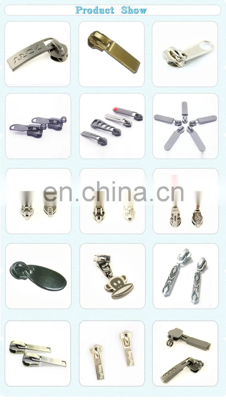 Custom Metal Rubber Zipper Slider/Puller
