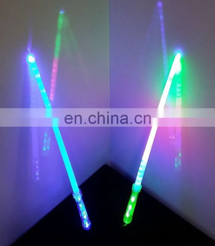 Hot selling multicolor led flashing stick for Christmas gift toy supplies and concert decoration