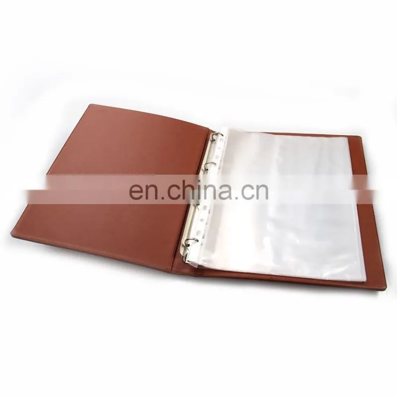 Bestselling Manufacture Price A5 Leather Bound Folder Organizer