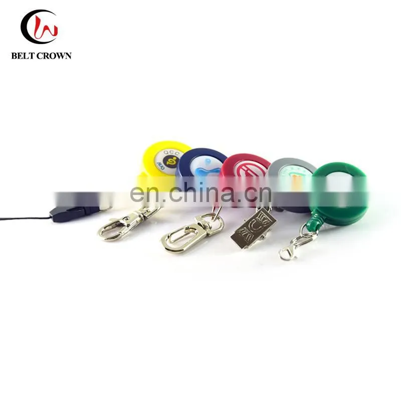 ABS plastic yoyo pull reel school office id badge reel