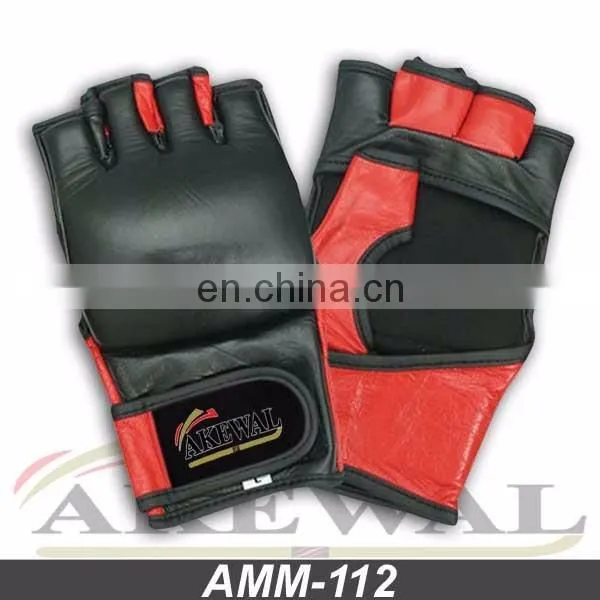 MMA Gloves Cowhide Leather