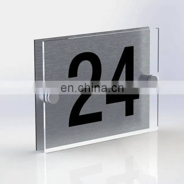 Customized and factory price acrylic room number