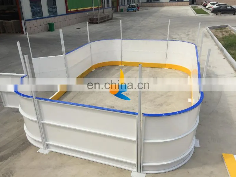 Professional quality dasher board/ HDPE dasher board for Arena rink systems