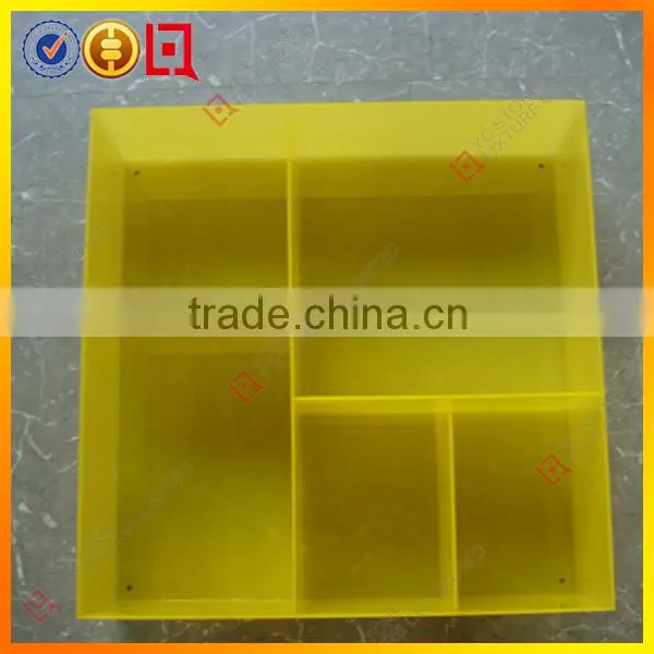 2014 China Clear acrylic cosmetic organizer tray