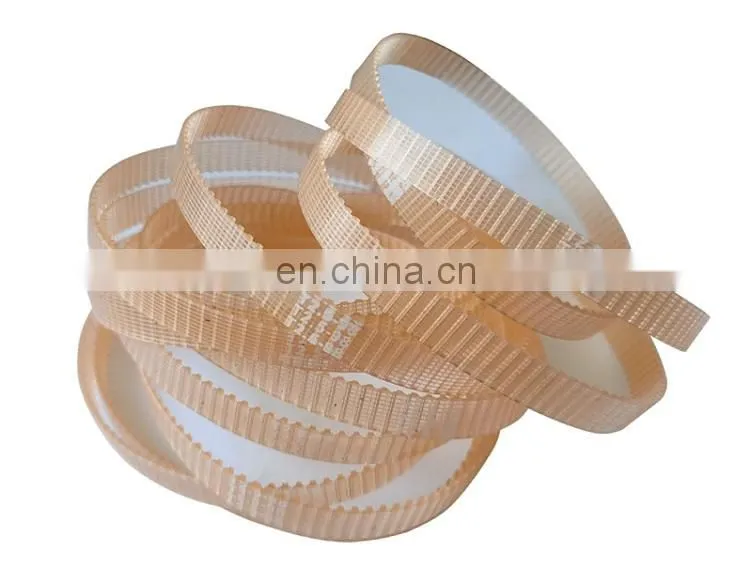 T2.5-8-245 PU Truly Endless aramid fiber Belt Transparent Color