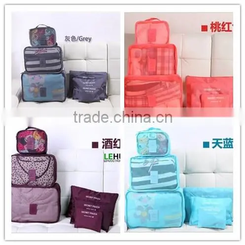 Packing Cubes And Pouches - The Most Light and Handy Travel Cube Set - Set of 6 - Durable, Compact, Multifunctional, Lightweigh