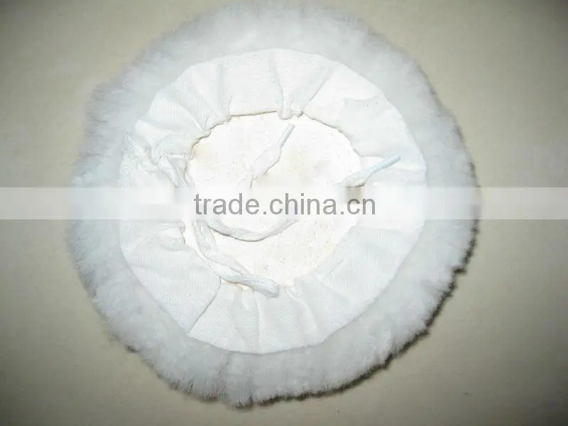 7'' Sheepskin velcro buffing pad
