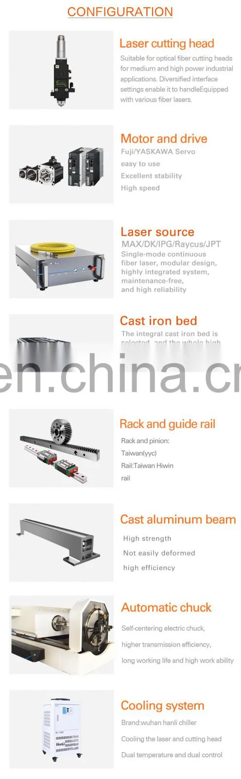 Cost effective China popular high power laser cutting machine cnc