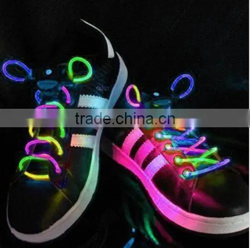 LED Shoelaces Shoe Laces Flash Light Up Glow Stick Strap Shoelaces Party Queen