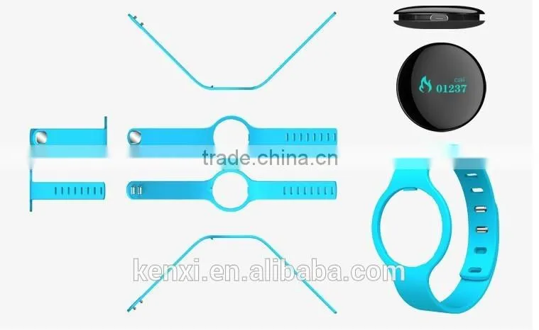 Bluetooth smart bracelet watch above IOS 6 Android4.0 App download Google play Appstore control by Smartphone