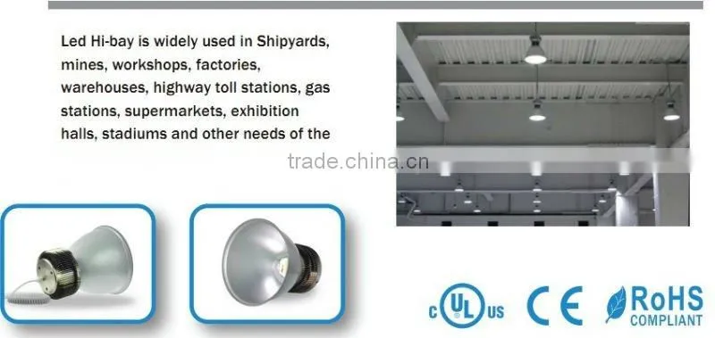 80W high power light weight outdoor industry LED high bay/work light