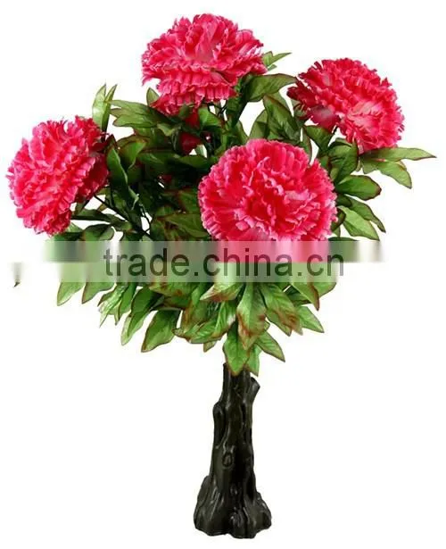 China manufacturer artificial plants artificial green trees with fruits and flowers ,fake flower and fruit trees