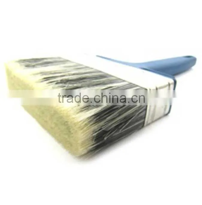 Polished plastic handle pure white boiled bristle painting brush industrial brush cleaning BBQ Tool all size set paint brush