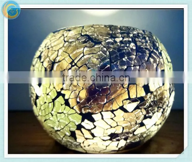 beautuful mosaic glass oil lamp