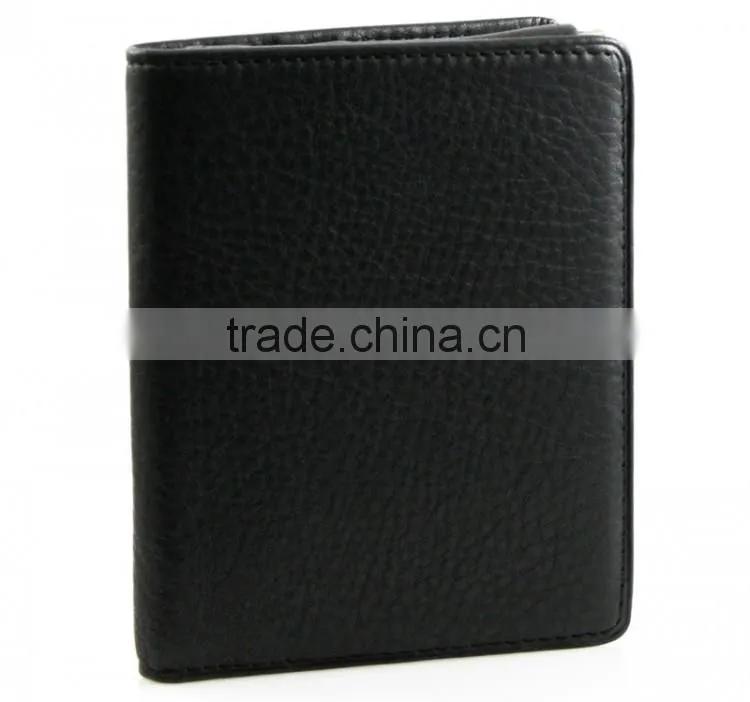 Functional Removable Money Clip Bifold Card Holder Cowhide Men Money Clip Wallet