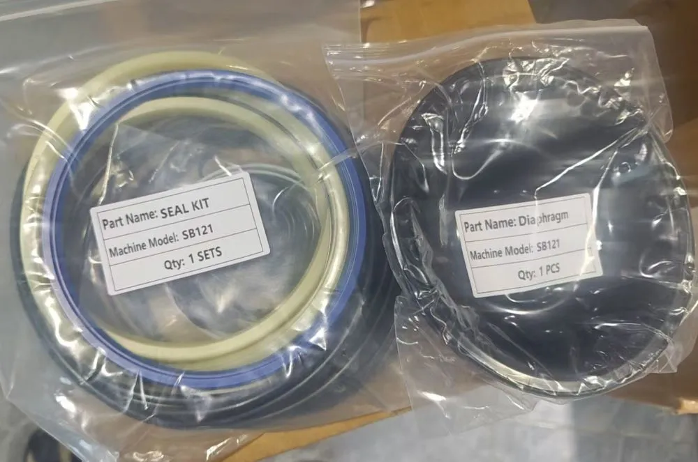 Soosan hydraulic breaker parts SB100，SB121,SB130,SB140,SB147,SB150,SB151,SB157 rock hammer seal kits diaphragm chisel piston bushing rod pin