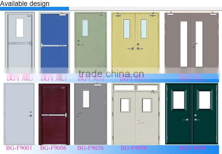 BG-F9005 fire rated pocket unbreakable glass door